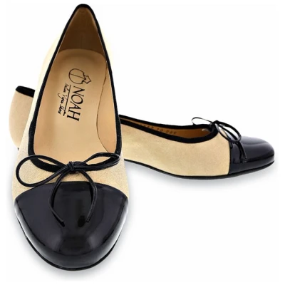 Eleganter Ballerina Catherine, Farbe: Beige, Schuhgröße: 35,5