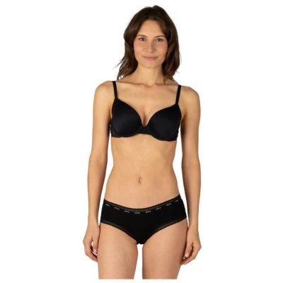 Elsie Unterhosen Damen 5er Pack Hipster Short mit Spitze aus Baumwolle