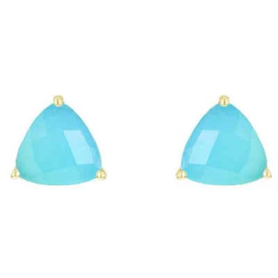 Eppi Silberne Ohrringe mit Chalcedonen Nellie