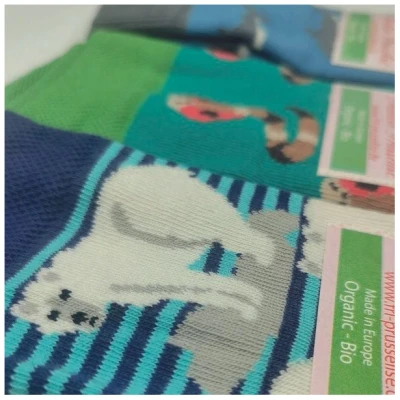 Fräulein Prusselise 3er spezial Socken Pack Tiere, Eisbär, Kobra, Hai, bunt