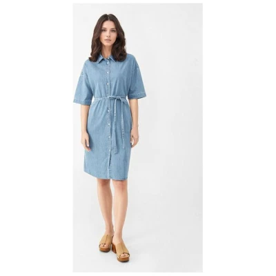 Givn Berlin Jeanskleid GBELOISE relaxed Fit aus Bio-Baumwolle