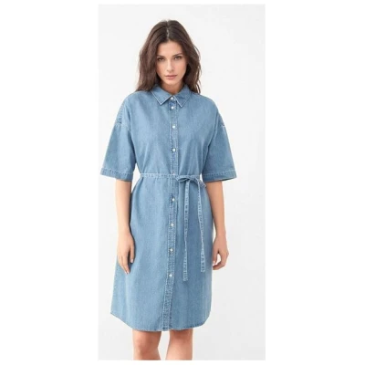 Givn Berlin Jeanskleid GBELOISE relaxed Fit aus Bio-Baumwolle