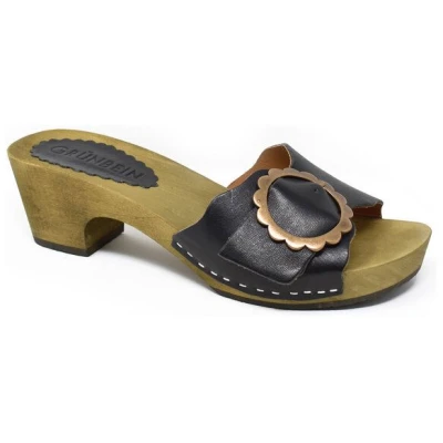 Grünbein Shoes Grünbein Holzclog-Pantolette Asta