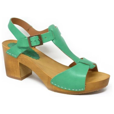 Grünbein Shoes Grünbein Holzclog-Sandalette Amy