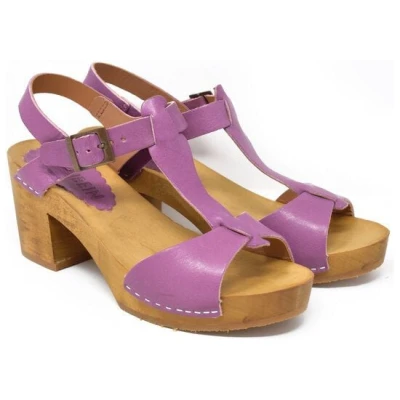 Grünbein Shoes Grünbein Holzclog-Sandalette Amy