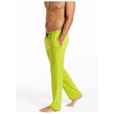 Haasis Bodywear Herren Pyjamahose mit Seitentaschen, Slub Single Jersey, Bio Baumwolle, GOTS zertifiziert