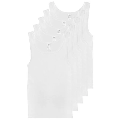 Haasis Bodywear Herren Unterhemd Feinripp 5er Pack