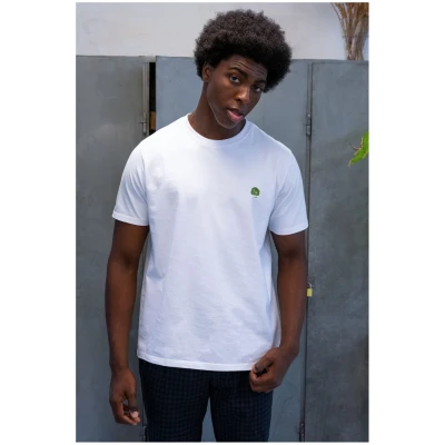 Heavy T-Shirt mit edler Stickerei aus Bio Baumwolle