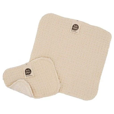 Hello Simple 2er Set Zero Waste Spülschwamm und Spültuch