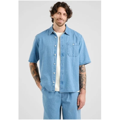 Hemd Skalhamn Denim Blau
