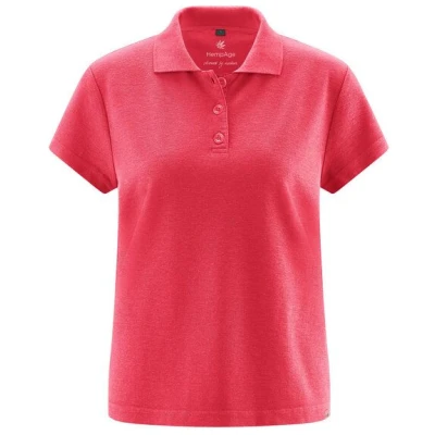 HempAge Klassisches Damen-Poloshirt Hanf/Biobaumwolle