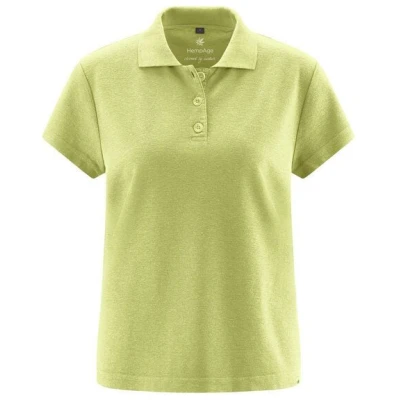 HempAge Klassisches Damen-Poloshirt Hanf/Biobaumwolle