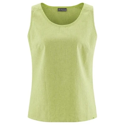 HempAge gestreiftes Tanktop Hanf/Biobaumwolle