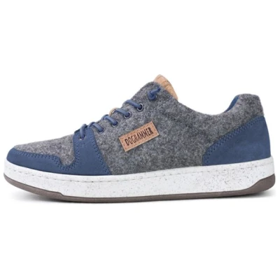 Herren-Sneaker aus Wolle in blau " 42"