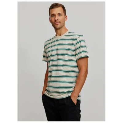 Herren Streifen T-Shirt aus Bio-Baumwolle - CASSAVA STRIPES - recolution