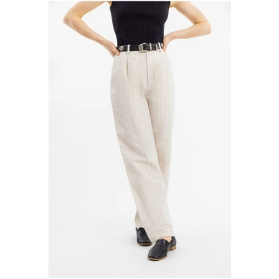 Hose Natural Stripe Beige