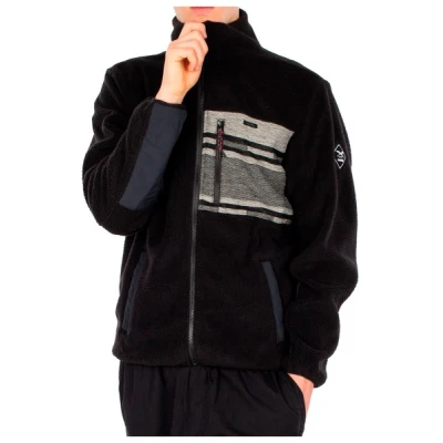 Iriedaily - Wonderer Track Jacket - Fleecejacke Gr XXL schwarz