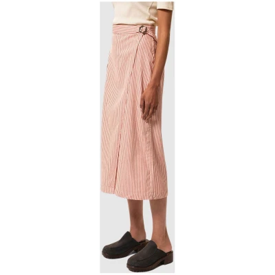 Irma Striped Denim Skirt