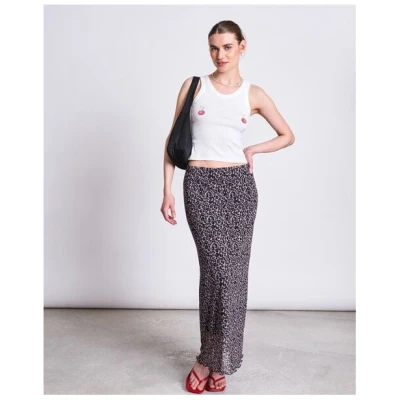 JAN N JUNE Damen Rock - Smuk Leo Print Skirt