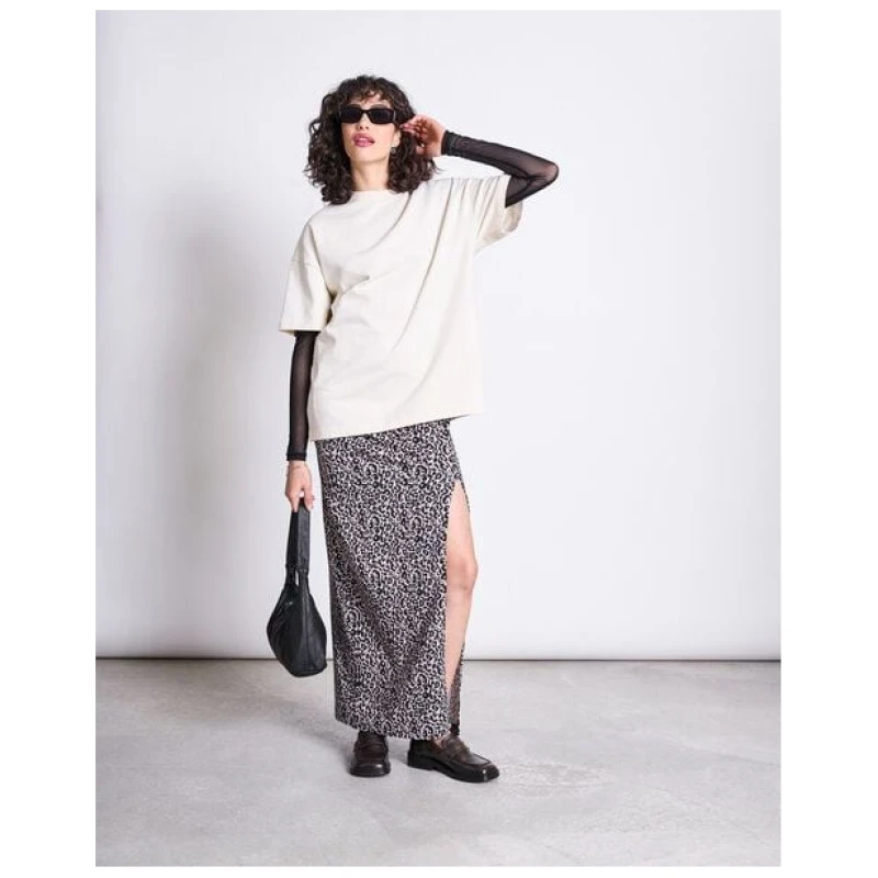 JAN N JUNE MAXI ROCK LUSTA LEO PRINT GOTS