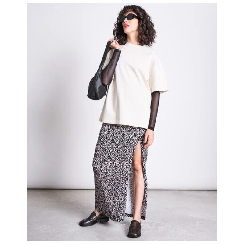 JAN N JUNE MAXI ROCK LUSTA LEO PRINT GOTS