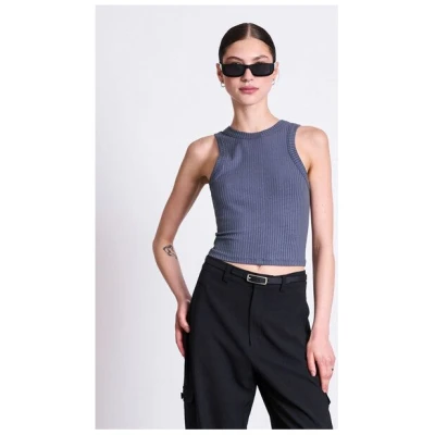 JAN N JUNE Rib Tank Top Porto - Damen Shirt aus einem Lyocell/Elasthan-Mix