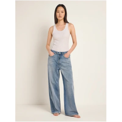 Jeans mit extra weitem Bein (GOTS)