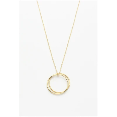 Kette Plain Circle Duett Gold