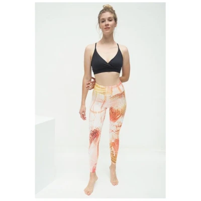 Kismet Yogastyle Yoga Leggings Ganga 7/8 - Caribbean Sunset