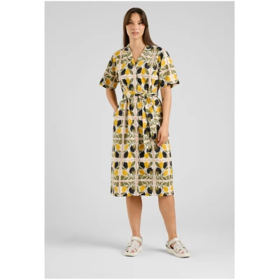 Kleid Orrefors Lemon Tiles Gelb