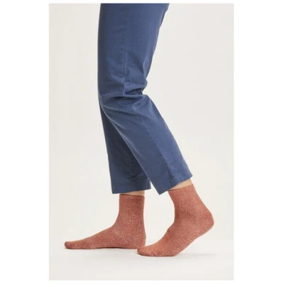 KnowledgeCotton Apparel Glitzer-Socken HONEY mit Bio-Baumwolle und recyceltem Material