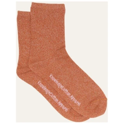 KnowledgeCotton Apparel Glitzer-Socken HONEY mit Bio-Baumwolle und recyceltem Material