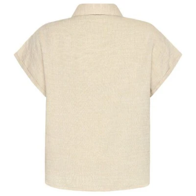 KnowledgeCotton Apparel Leinen-Bluse ASTER Yarndyed