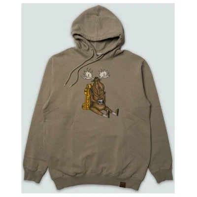 LAKOR Hoody aus Bio-Baumwolle - Snooze Moose - Fallen Rock