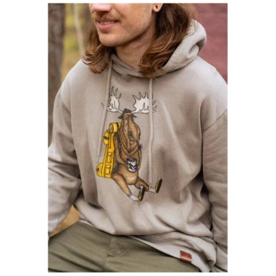 LAKOR Hoody aus Bio-Baumwolle - Snooze Moose - Fallen Rock