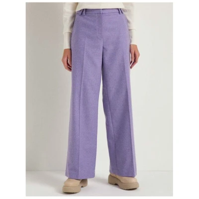 LANIUS Marlenehose mit Bügelfalte aus recycelter Wolle und recyceltem Polyamid