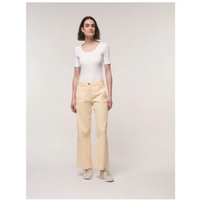 LANIUS Marlenehose mit Struktur aus Bio-Baumwolle