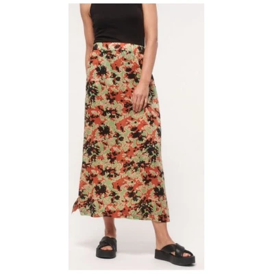 LANIUS Maxirock mit Schlitz aus TENCEL