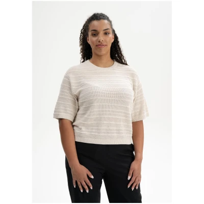 Leichter Strick T-Shirt Modell: Arohi GOTS
