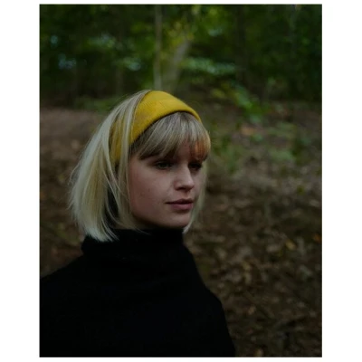Liebe Deinen Planeten CARLY Stirnband - aus 100% Biobaumwolle in gelb, navy, ultramarin, terracotta, weinrot, navy