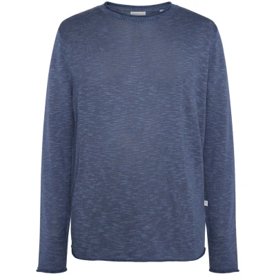 Longsleeve Crew Neck Knit Blau