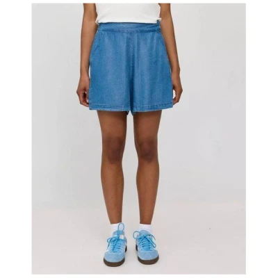 Mazine Leichte Shorts in Denim Look - aus Lyocell