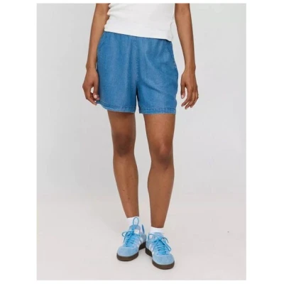 Mazine Leichte Shorts in Denim Look - aus Lyocell