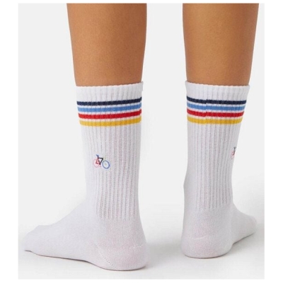 Natural Vibes Fahrrad Tennissocken aus Biobaumwoll-Mix