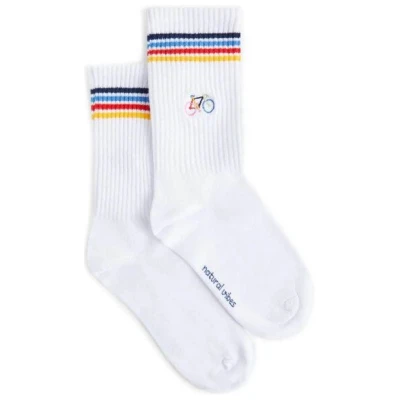 Natural Vibes Fahrrad Tennissocken aus Biobaumwoll-Mix