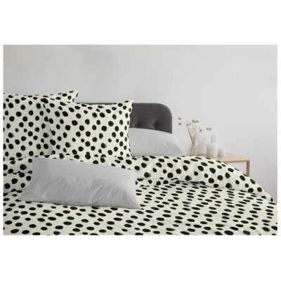 Nature by Adam Bettwäsche 2tlg aus Leinen und Bio-Baumwolle - Made in Germany - Dots