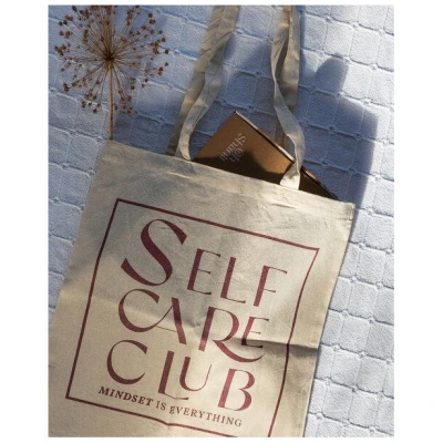 Oh Shanti Jutebeutel ,,Selfcare Club'' - aus 100% Biobaumwolle