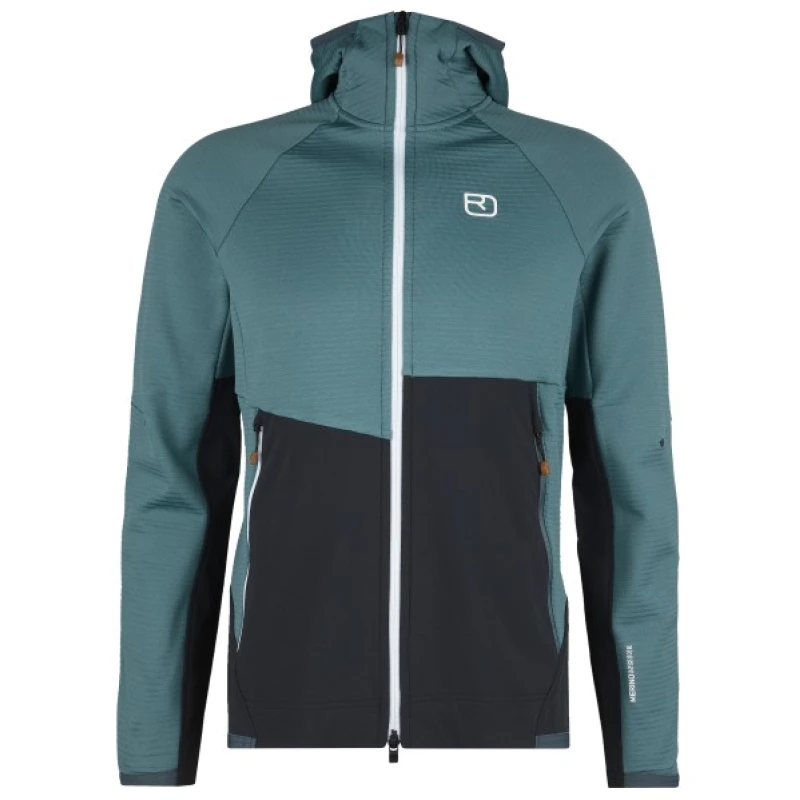 Ortovox - Fleece Rib Hoody - Fleecejacke Gr S türkis