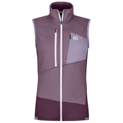 Ortovox - Women's Fleece Grid Vest - Merinoweste Gr XS lila