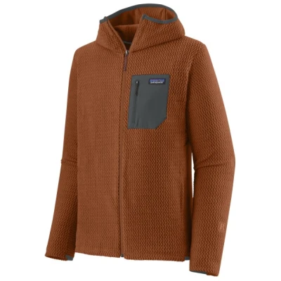 Patagonia - R1 Air Full-Zip Hoody - Fleecejacke Gr XS braun